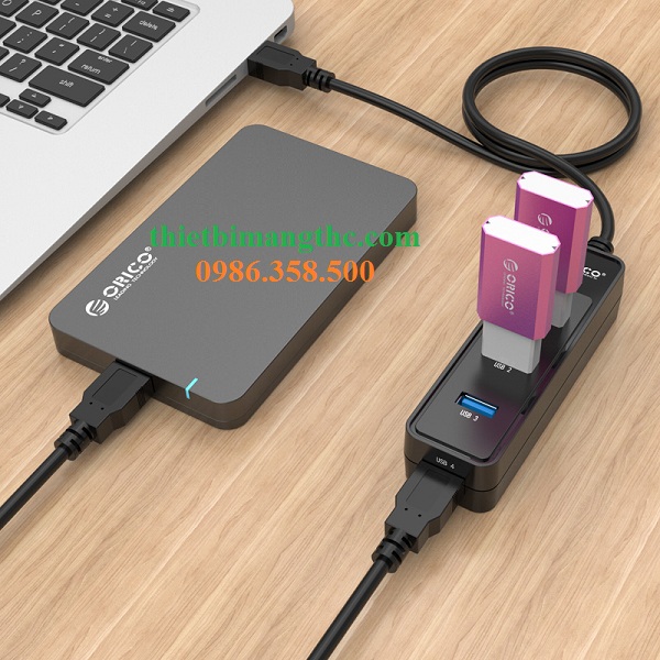 Bộ chia USB 3.0, Hub 4 cổng USB 3.0 Orico